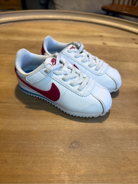 Nike Other - Nike Kids White Sneakers with Red Swoosh